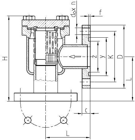 Filtry wstepne FWKk - schemat