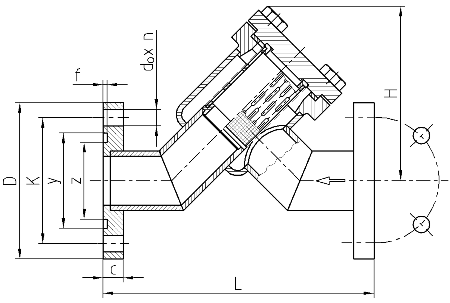 Filtry wstepne FWPk - schemat